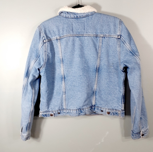 Levi's Original Sherpa Trucker Jacket L - Picture 8 of 13